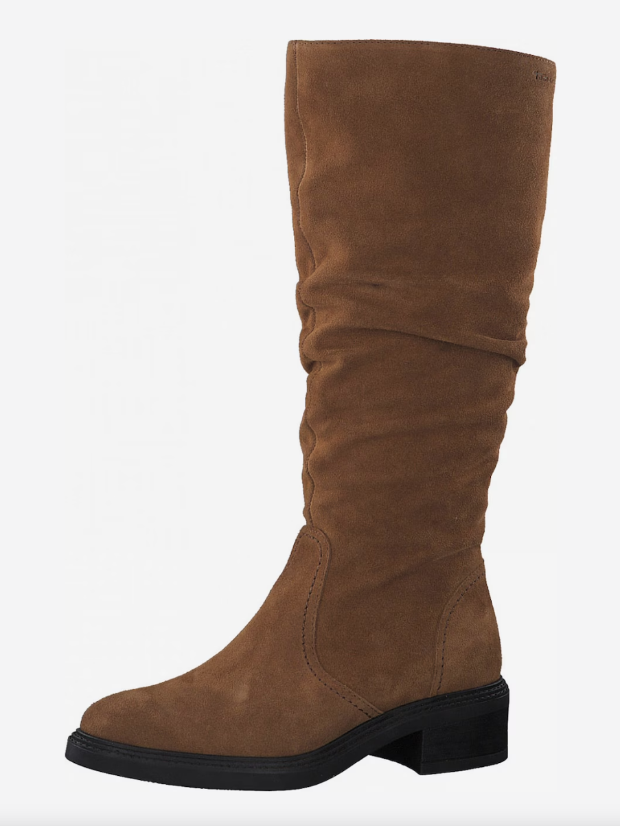 Slouchy Boot aus Wildleder