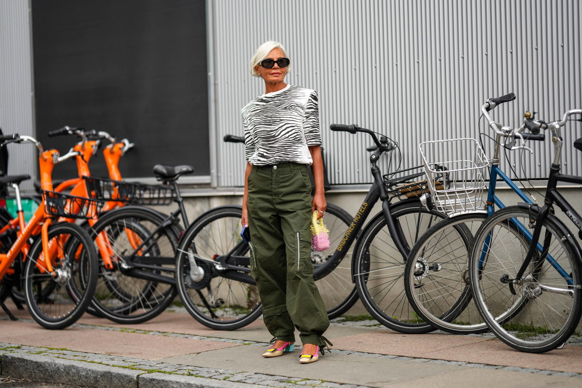 Grece Ghanem im Zebra-Shirt