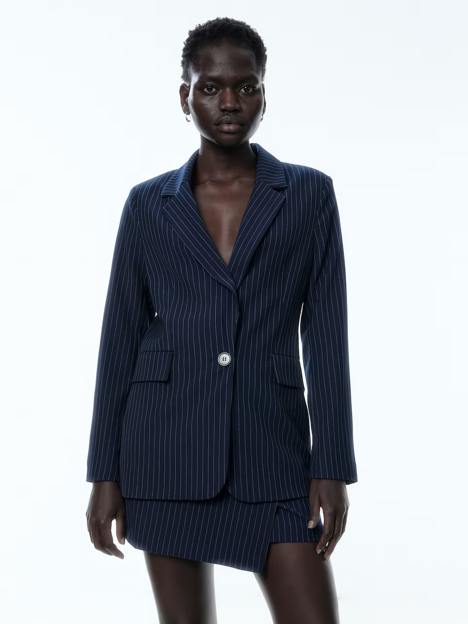 Frau in Blazer