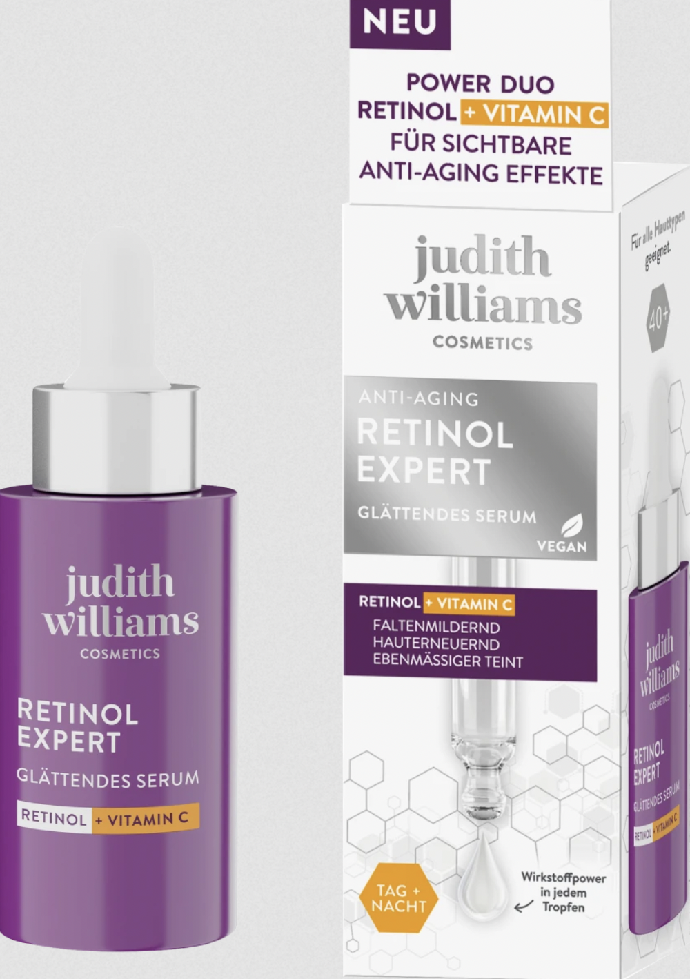 Serum Retinol Expert von Judith Williams über DM, ca. 17 Euro
