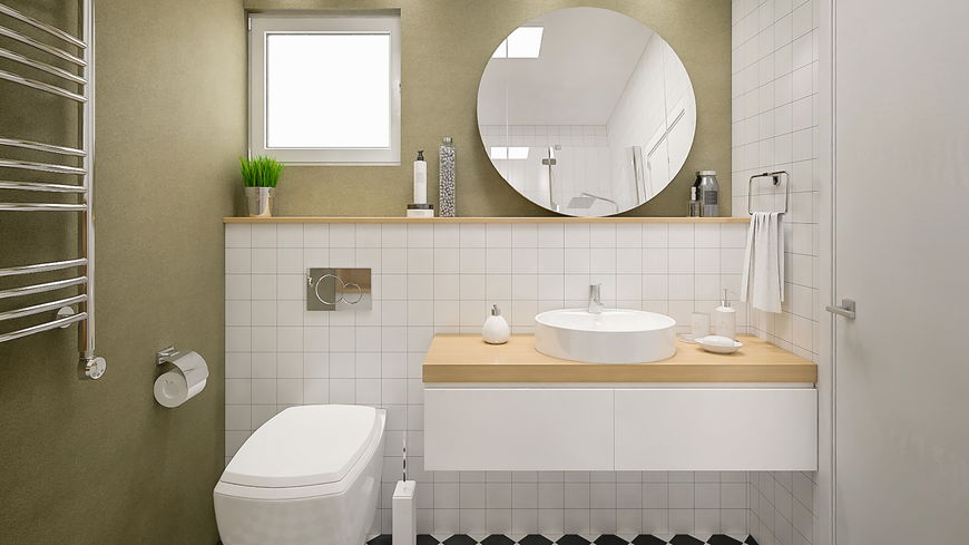 5 Tipps, mit denen dein kleines Badezimmer größer wirkt