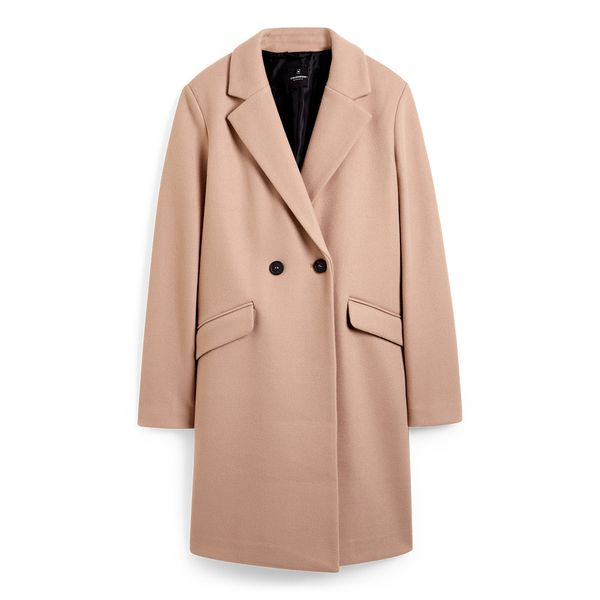 Zweireihiger Blazermantel in Beige von C&A