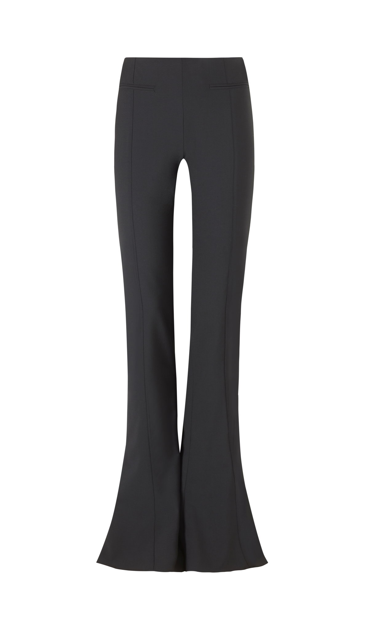 Jeder Herbst-Look erhält mit der stylischen Wollhose mit ausgestelltem Bein sofort mehr Eleganz. Bei Mango shoppst du die Hose für ca. 70 Euro.