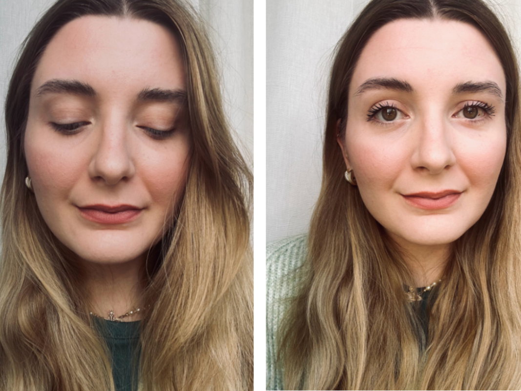 Max Factor Mascara vorher und nachher