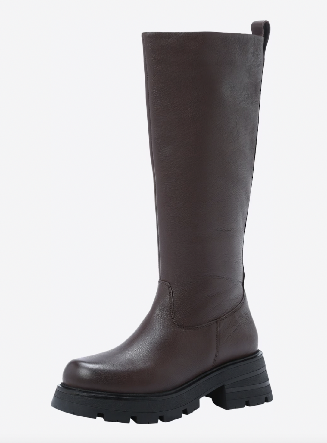 dunkelbraune kniehohe Stiefel von About You