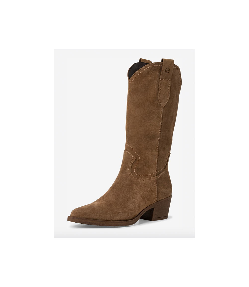 Braune Cowboy Boots von Tamaris