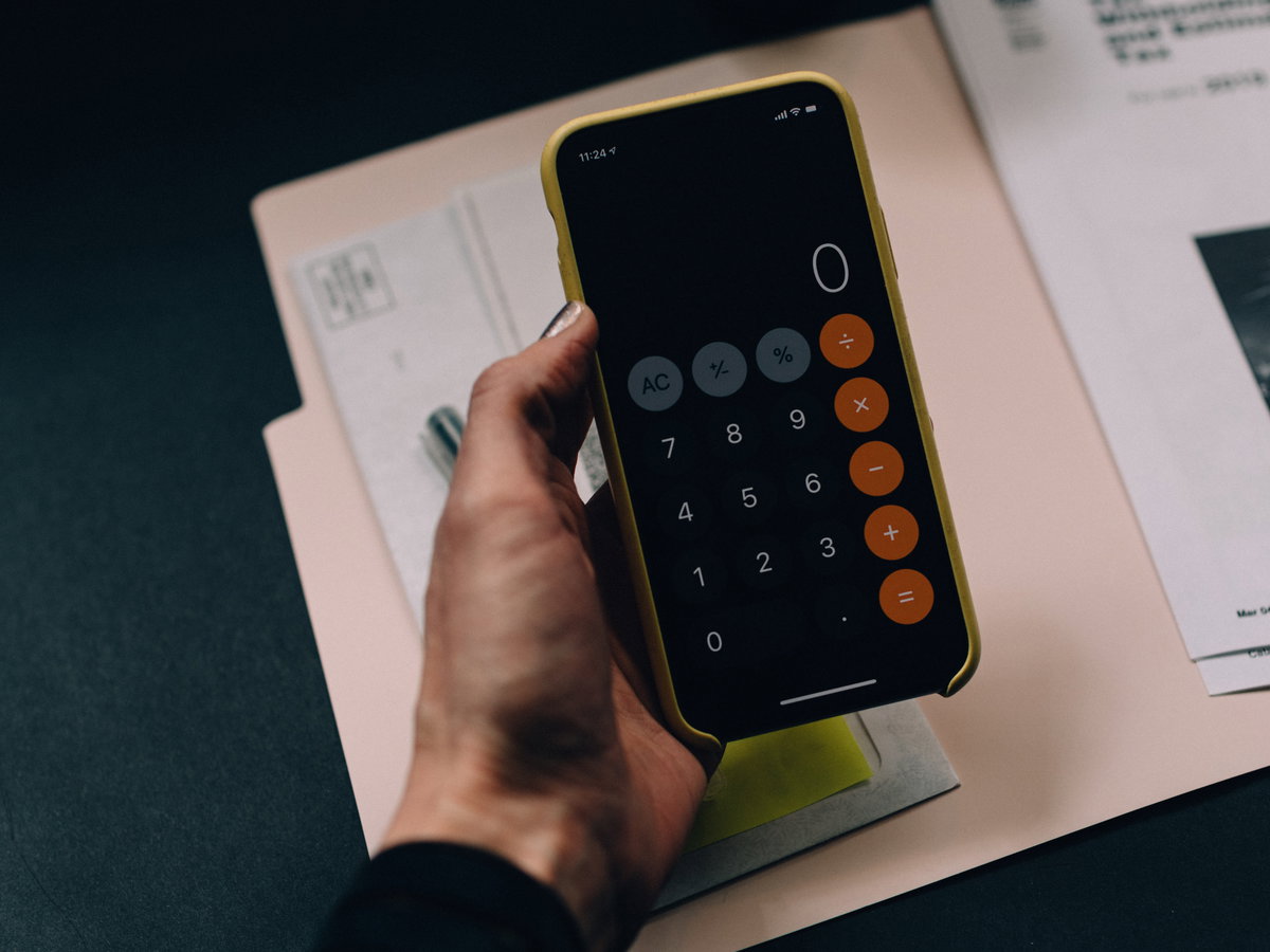 Taschenrechner auf Handy