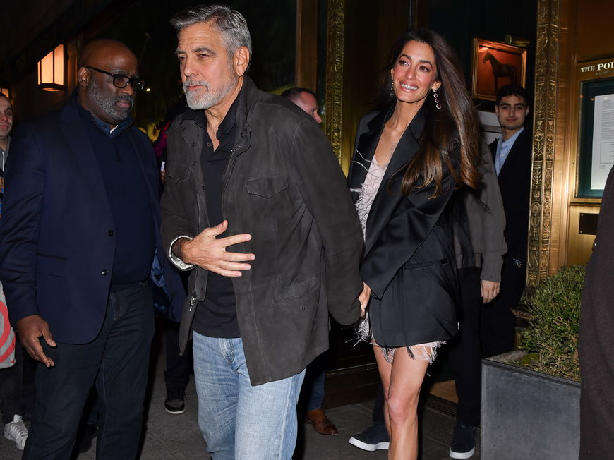 George und Amal Clooney in New York City