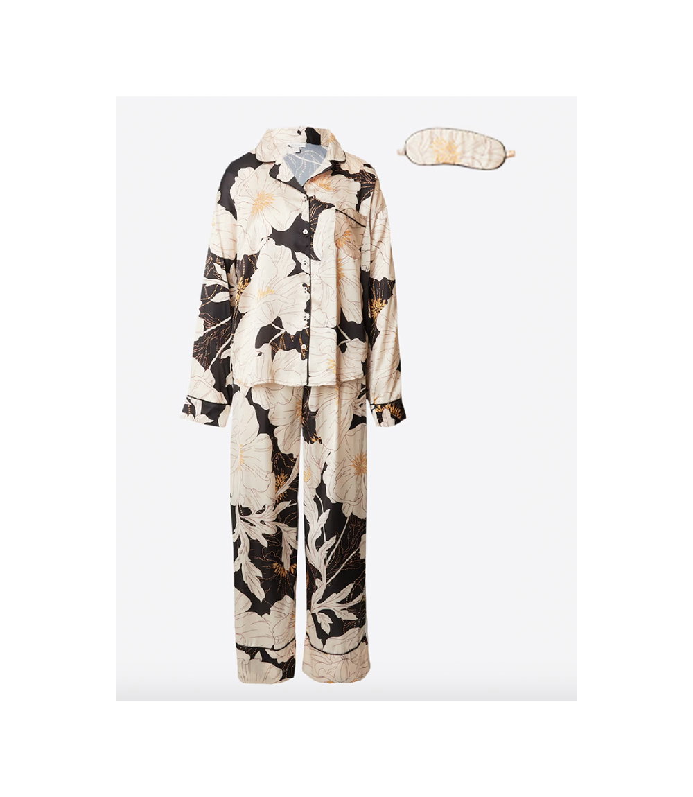 Pyjama mit floralen Mustern von Topshop