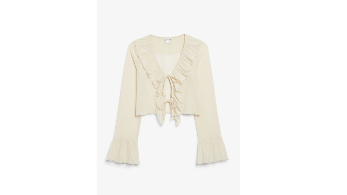 Bluse mit Schnürung vorne
