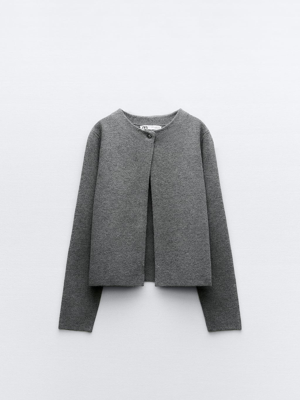 Grauer Cardigan Zara