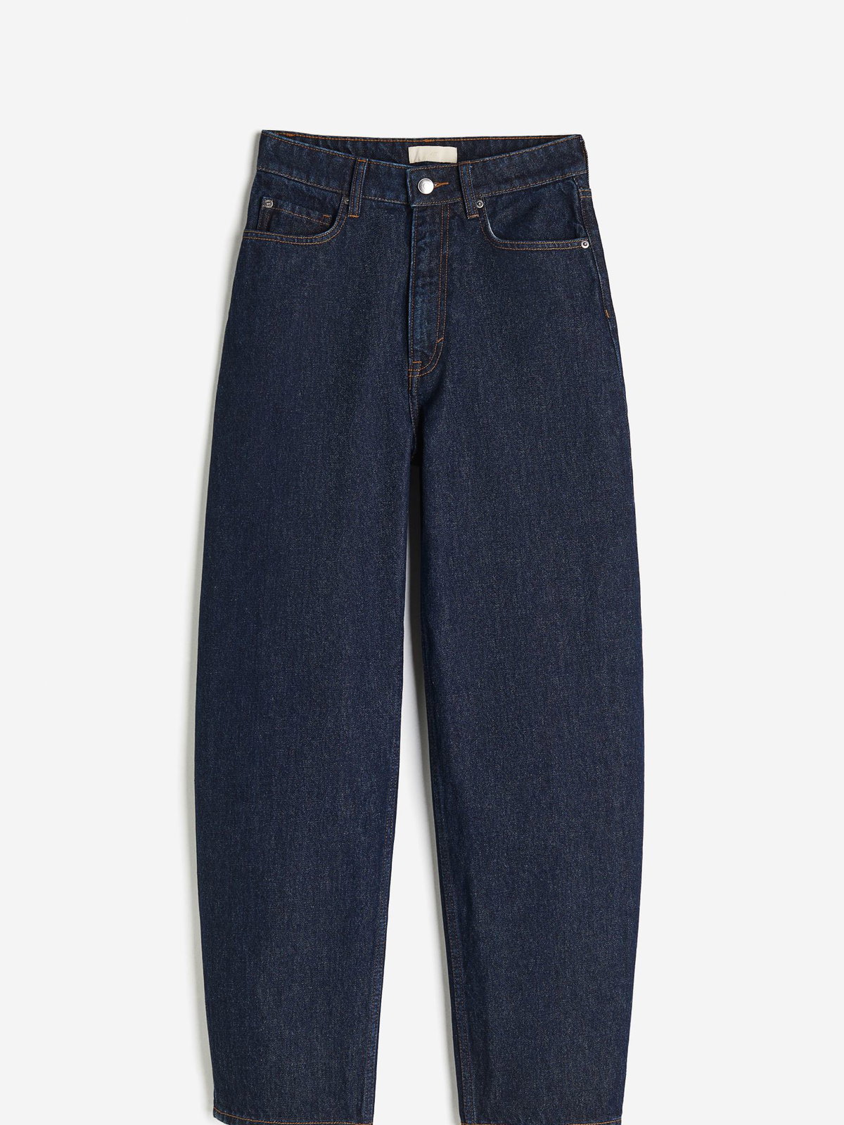 H&M dunkelblaue Jeans im Ballon Fit
