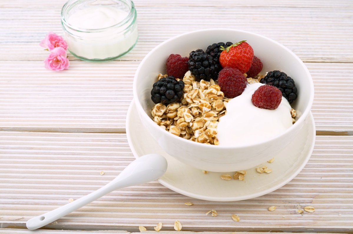 Joghurt mit Früchten