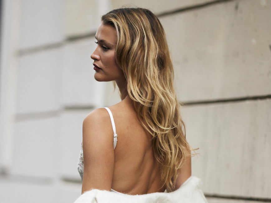 Honey Bronde Haarfarbe