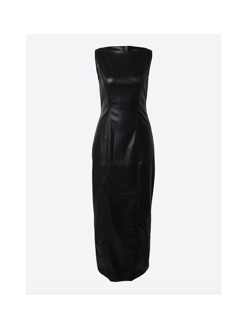 Schulterfreies Lederkleid von Karen Millen