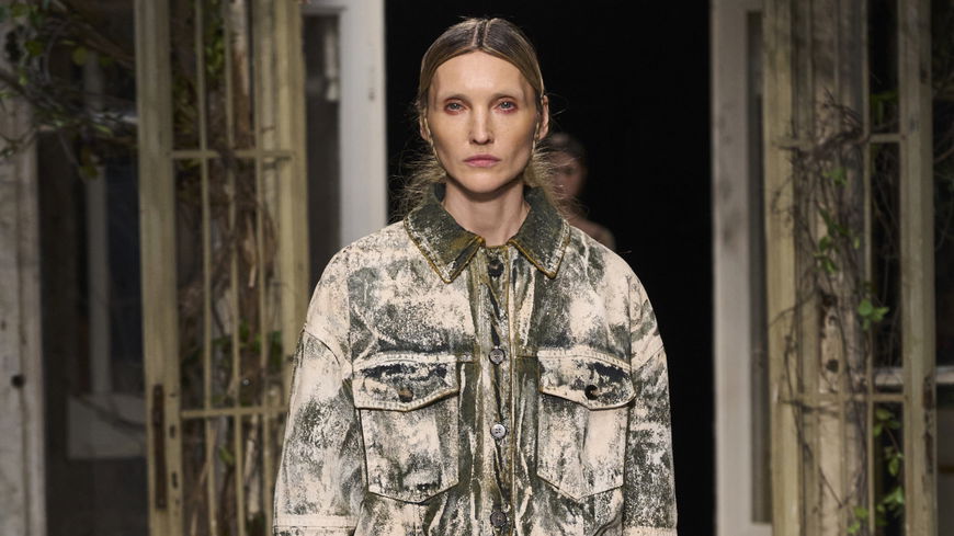 Mailand Fashion Week: "Dirty Denim" ist der neue Mode-Hype