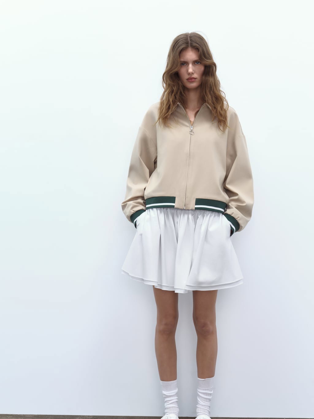 Bündchenjacke von Zara