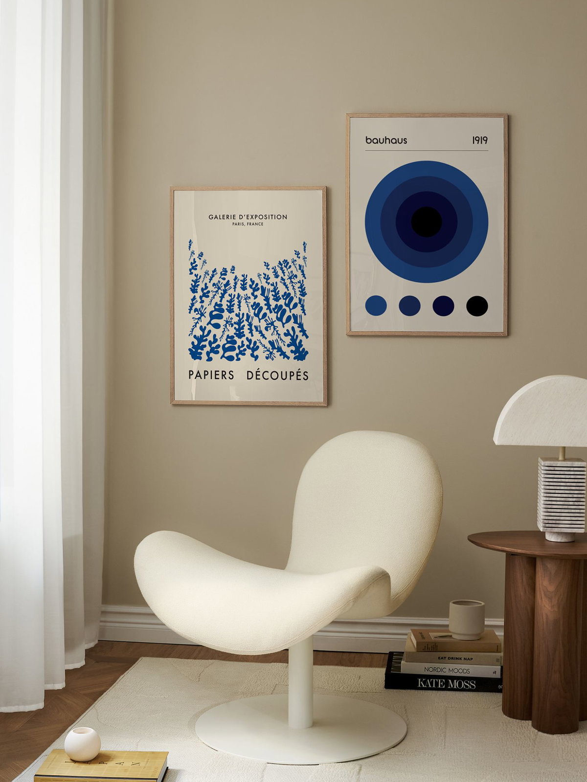 Blaue Poster von H&M Home