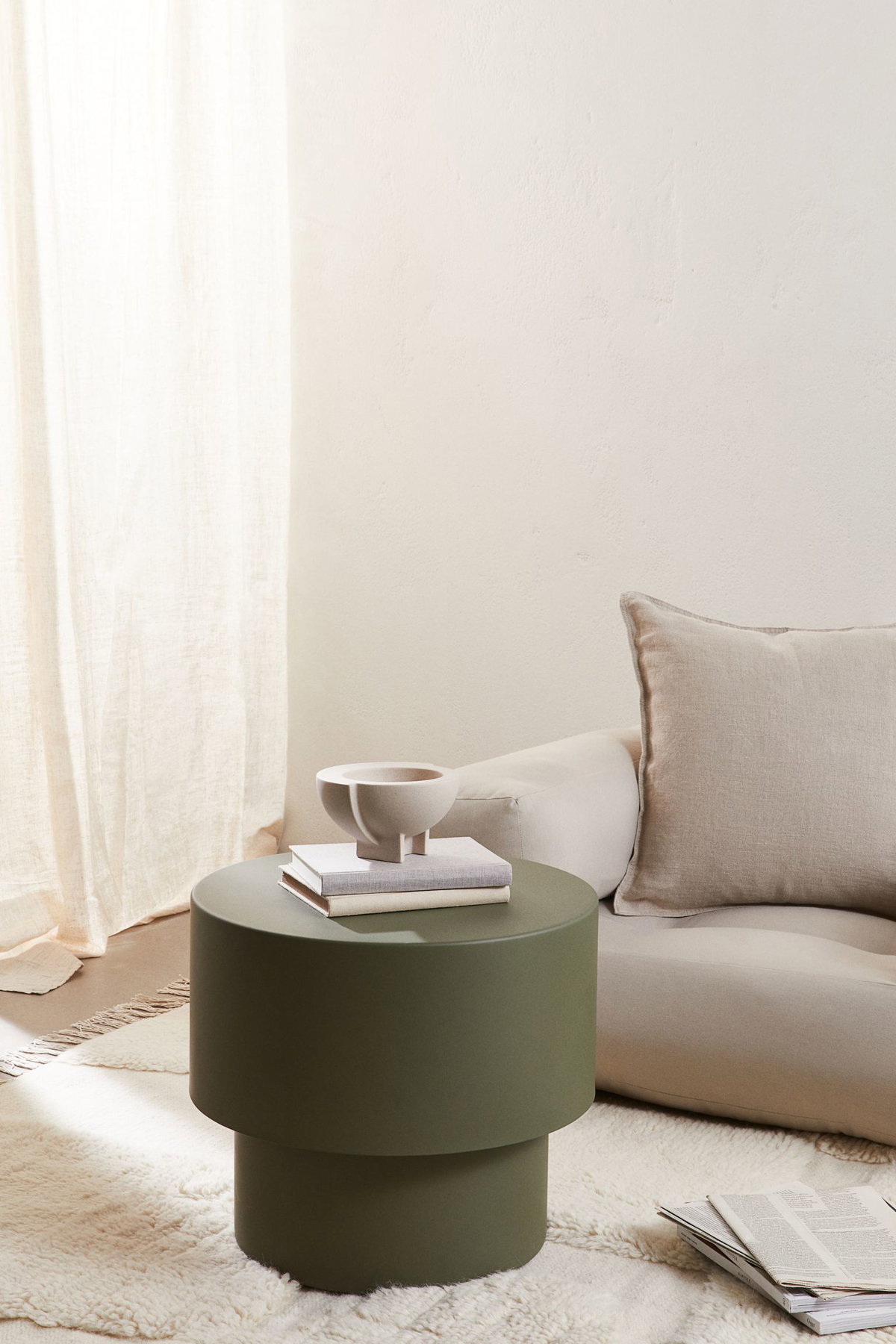 Beistelltisch in Grün aus Metall von H&M Home