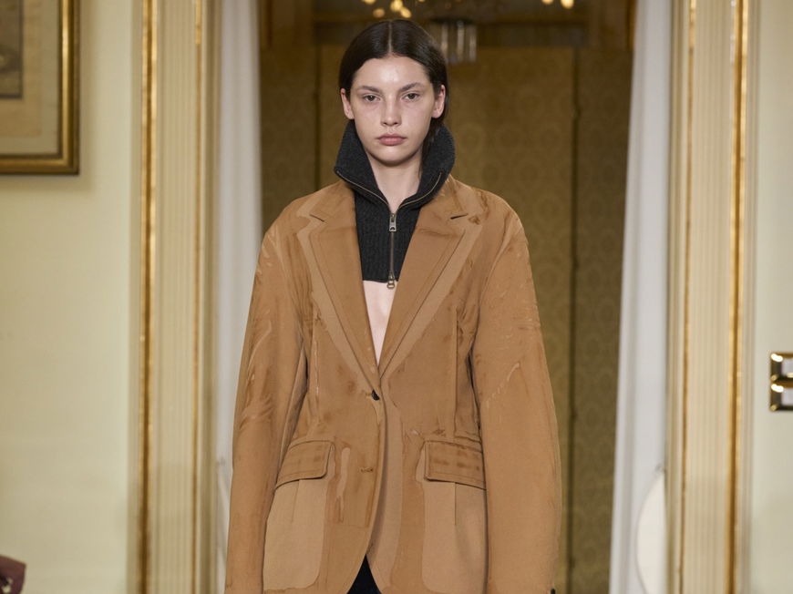 Cognacfarbene Jacke