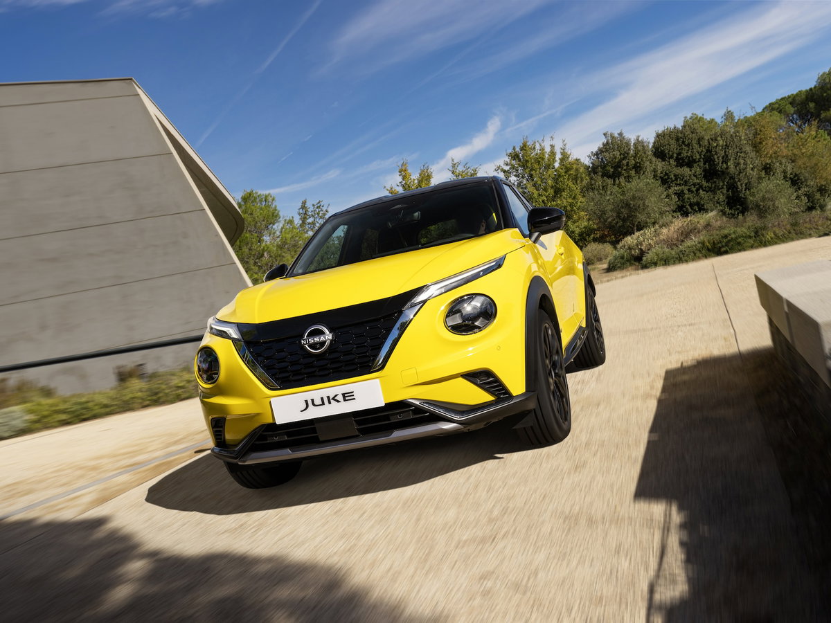 Nissan Juke Hybrid Gelb