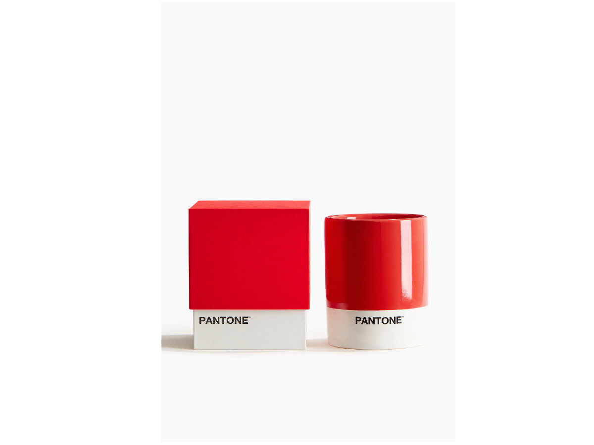 PANTONE Duftkerze rot