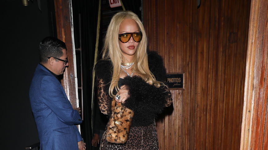 Rihanna im Mob Wife-Look: So edel stylt sie Leoprint