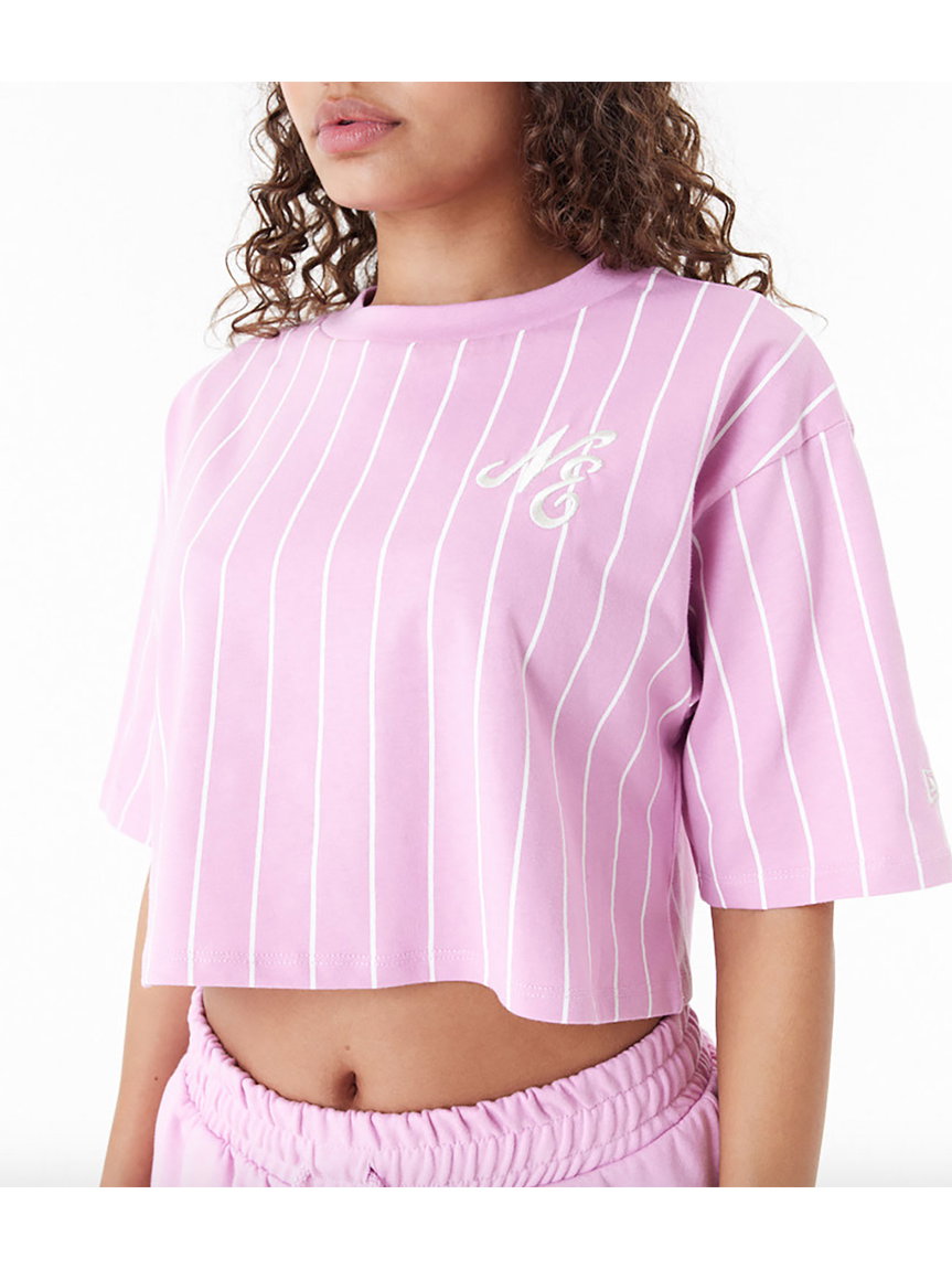 Rosafarbenes Crop T-Shirt