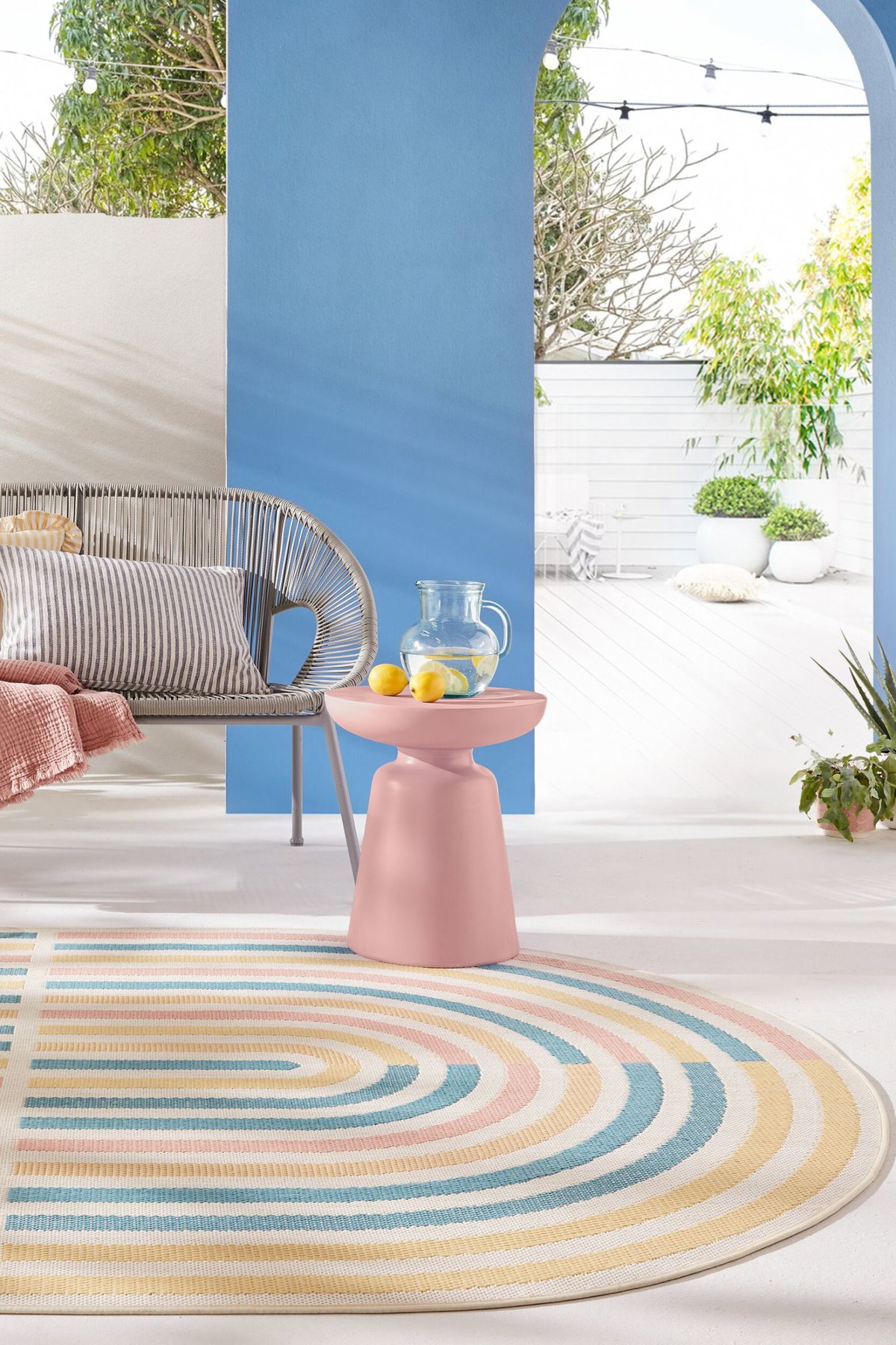H&M Home Outdoor Teppich