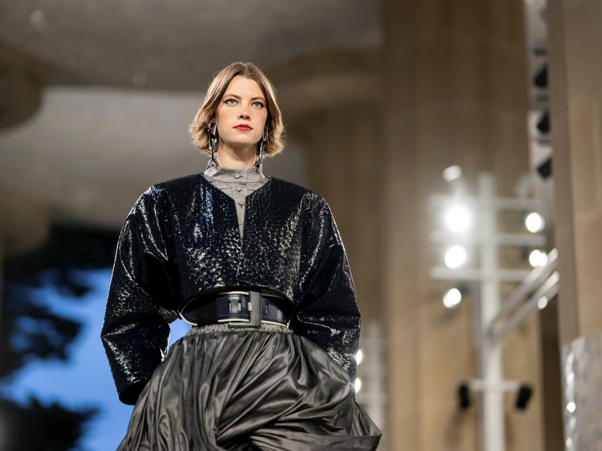 Model bei Louis Vuitton
