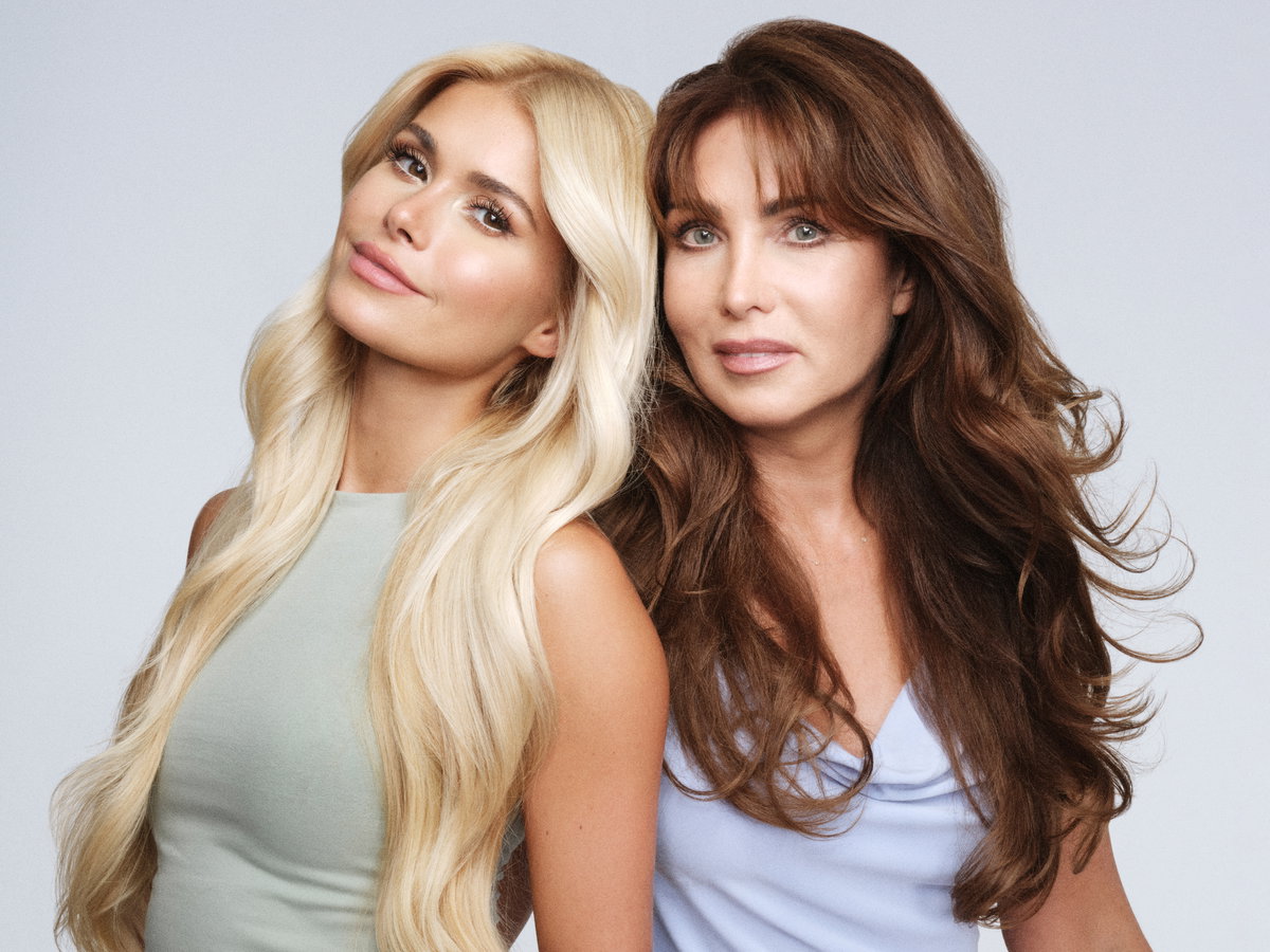 Pamela Reif mit ihrer Mama
