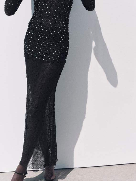 Zara Spitzenrock