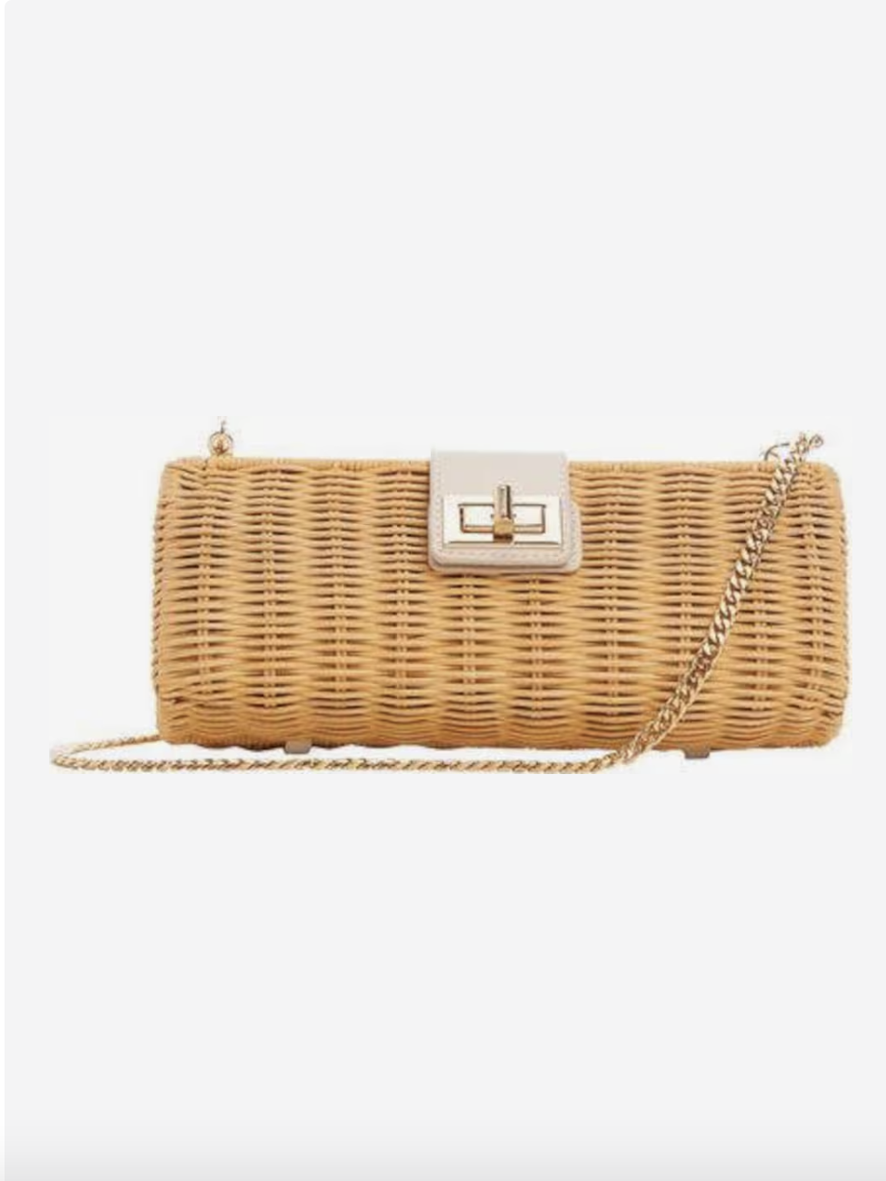 Clutch aus Rattan von Mango