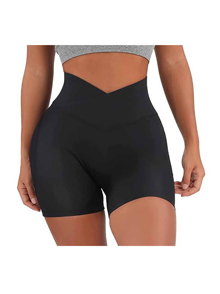 Schwarze Radlerhose Curvy