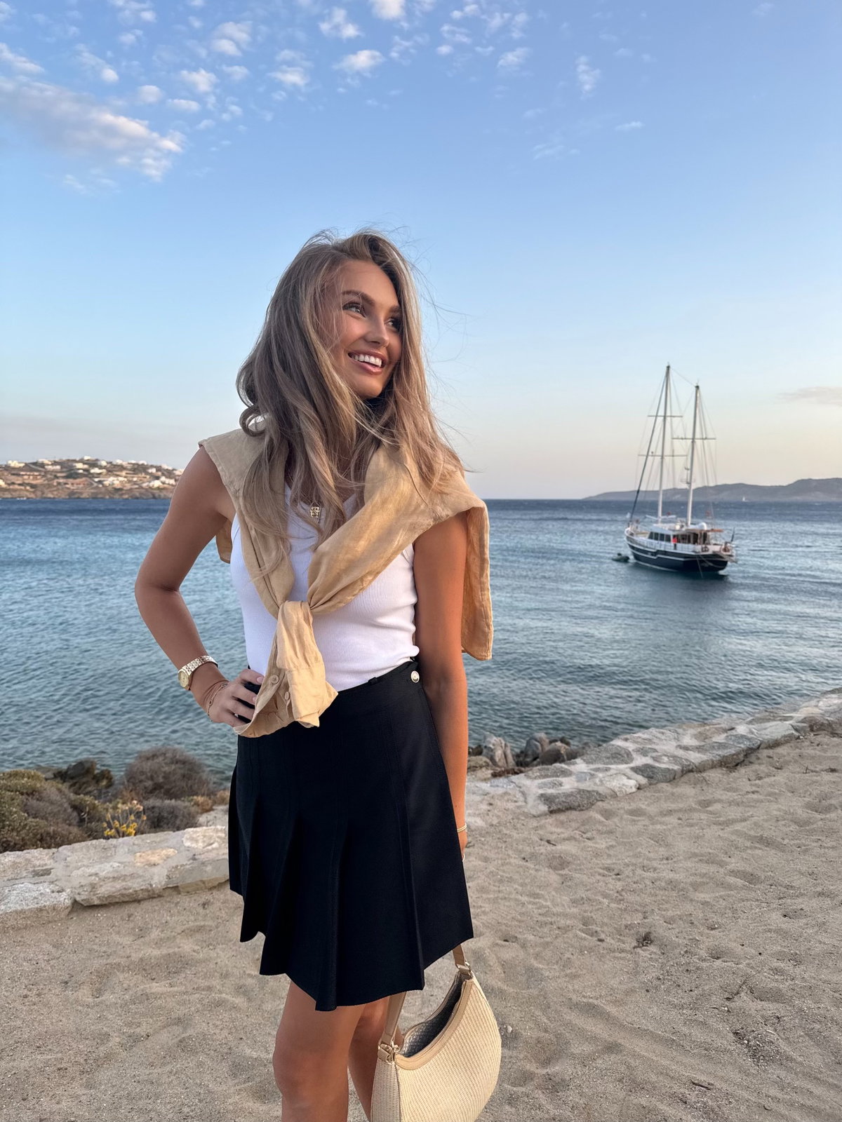 Romee Strijd auf Mykonos