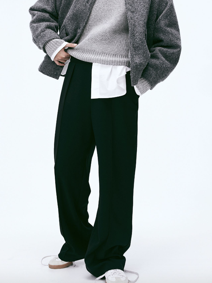 Schwarze Stoffhose von H&M
