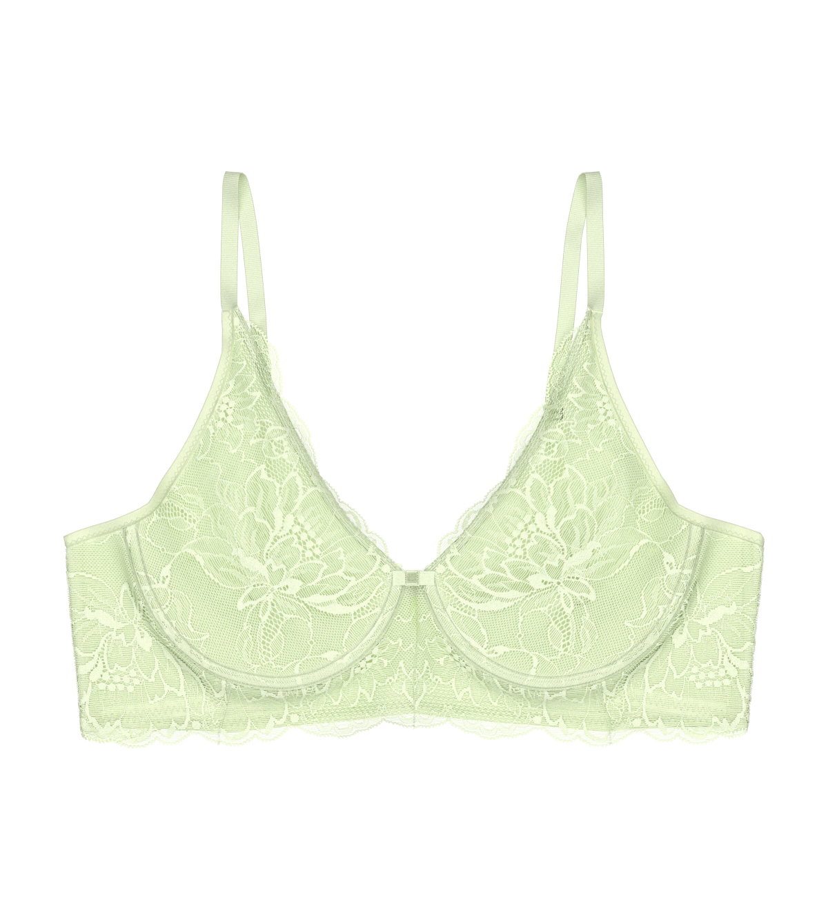 Frische Farben sind im Sommer unsere liebsten und deshalb sind wir auch hin und weg von dem BH aus der neuen Kollektion von Triumph. Nun gut, außerdem punktet der Bra mit Komfort und Stil – die perfekte Kombi eben. Online findest du die Wäsche für ca. 60 Euro in dem zarten Grünton und natürlich noch weiteren Nuancen.