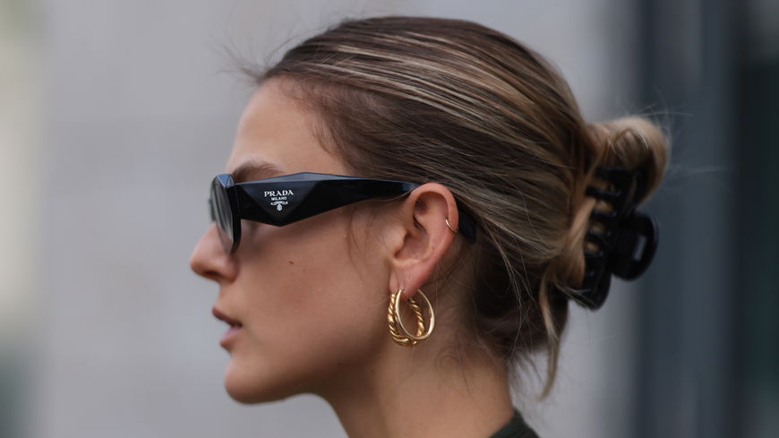 Haarklammer Frisur: Die einfachsten Hairstyles mit großer Spange
