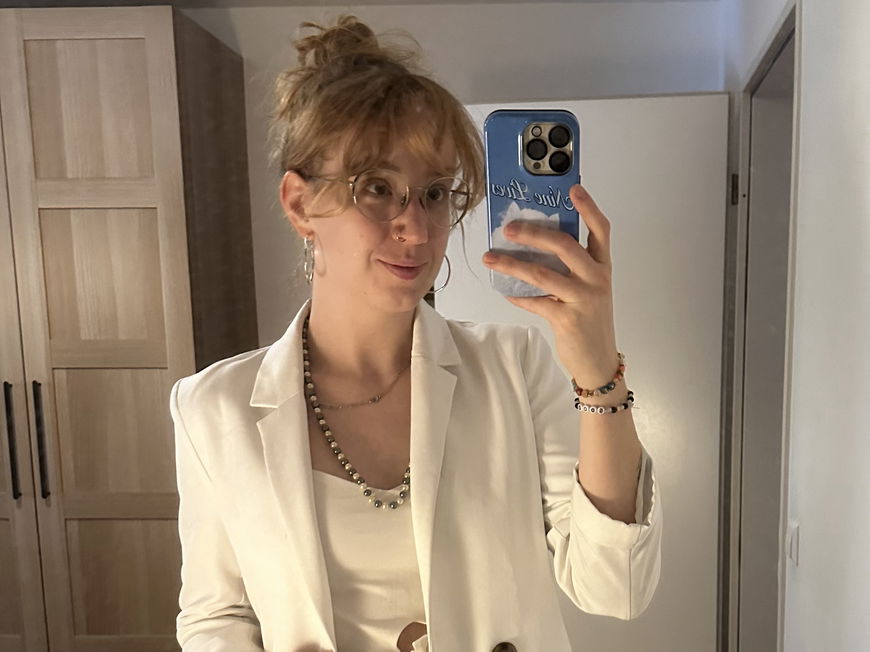 Bei meiner Scheidung trage ich ein weißes Outfit