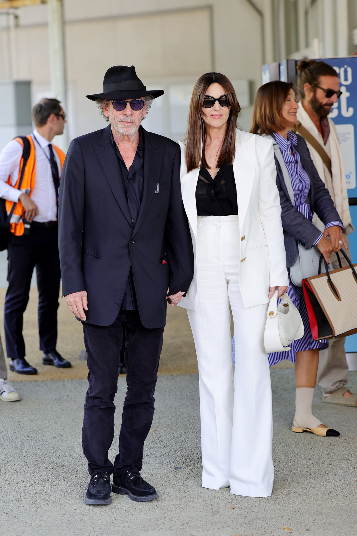 Tim Burton und Schauspielerin Monica Bellucci