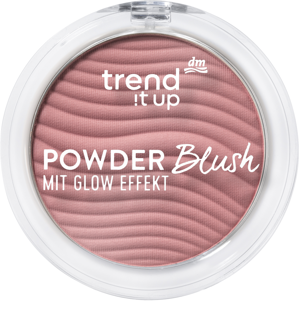 Der „Powder Blush“ mit Glow Effekt von trend !t up ist ideal für leuchtende Akzente.