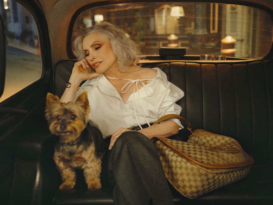 Debbie Harry mit Gucci Blondie Bag