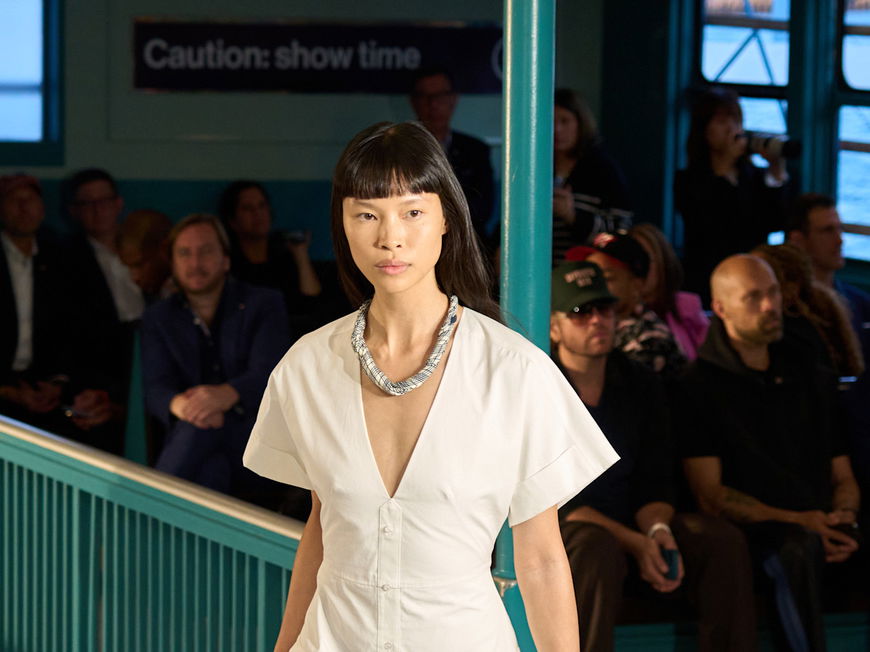 Model bei Tommy Hilfiger Show