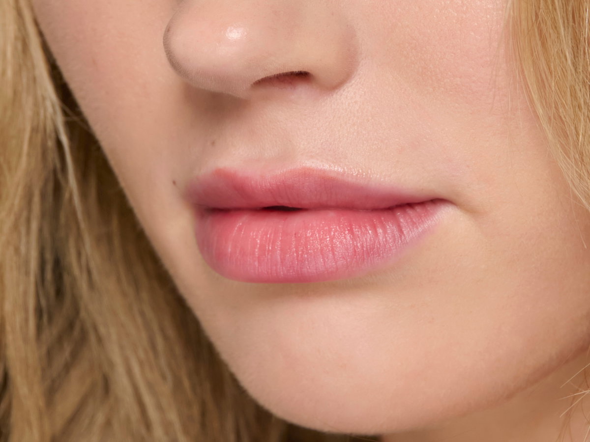 Betonte Lippen