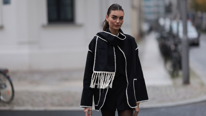 Alle lieben elegante Scarf Jackets für den Herbst
