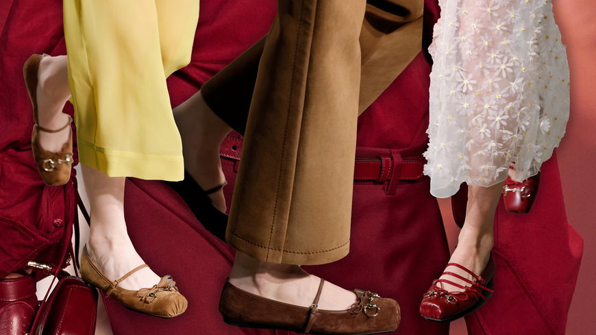 Die Gucci-Ballerinas tragen Mode-Profis jetzt rauf und runter