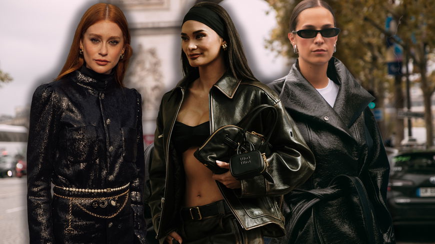 Glossy Jackets sorgen im Herbst 2025 für einen modischen Twist