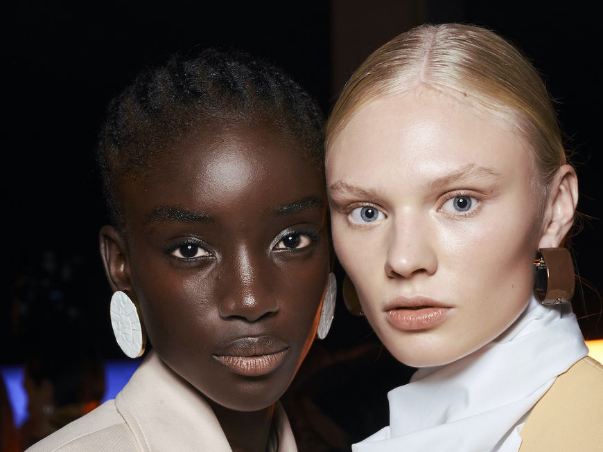 Zwei Models Porträt