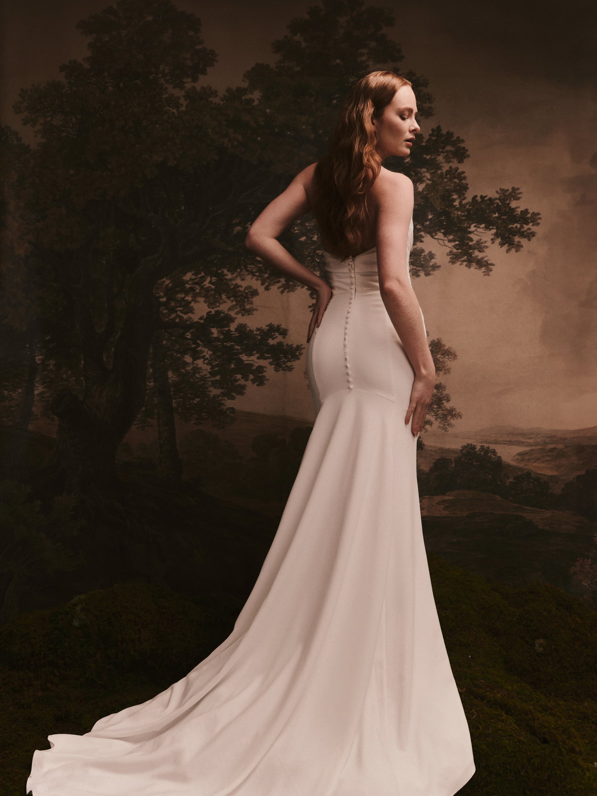 Hochzeitskleid mit Drop Waist