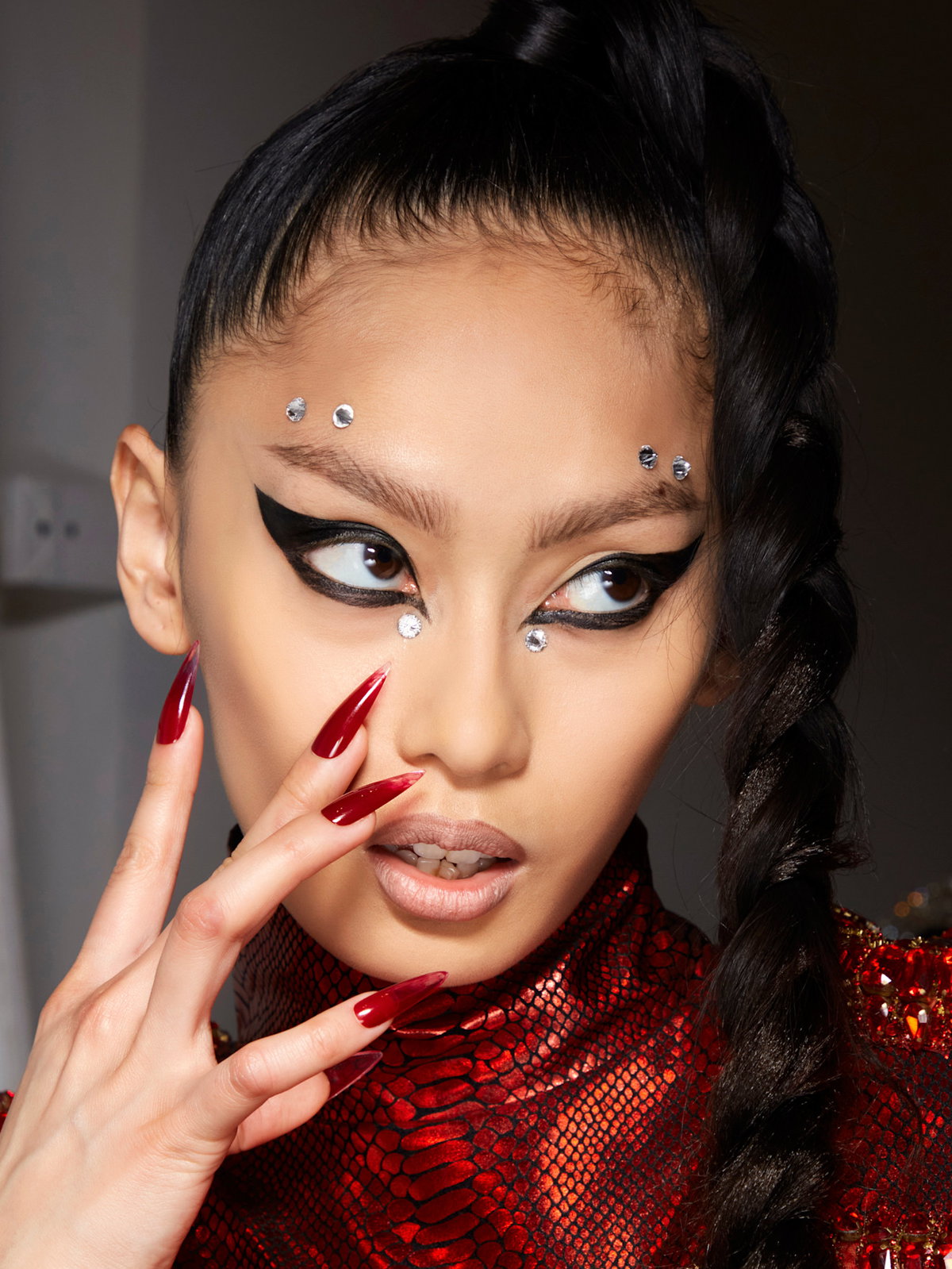 Red Jelly nails